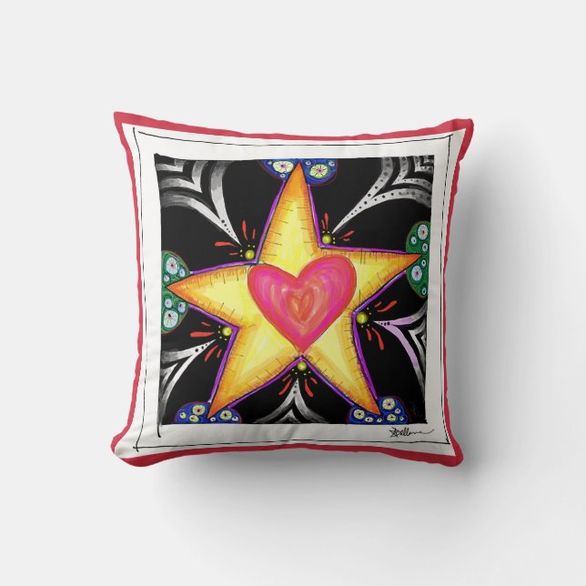 'Star Heart' Pillow Kissen (Vorderseite)