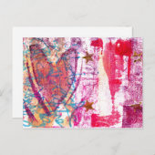 Star Heart Postkarte (Vorne/Hinten)