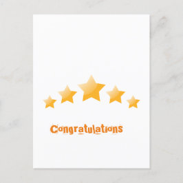 Star Holiday Postkarte