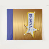 STAR HOLLYWOOD MARQUEE Foto-Op Party Hintergrund Wandteppich (Vorderseite (Horizontal))