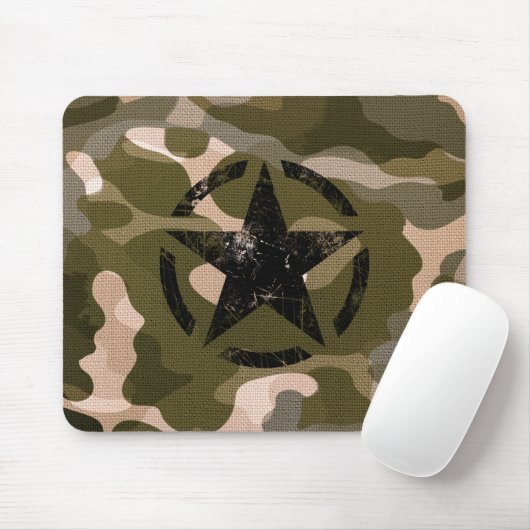 Star im Burlap-Stil Mousepad (Mit Mouse)