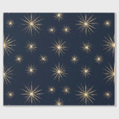 Star Image Wrapping Paper Geschenkpapier (Flach)