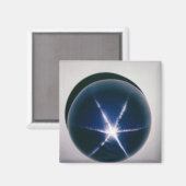 Star in Asien Magnet (Vorderseite/Rückseite)