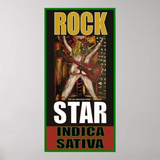 STAR INDICA SATIVA POSTER (Vorne)