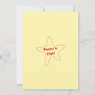 Star Invite Einladung