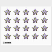Star Iris Stickers (Blatt)