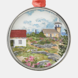 Star Island Room View auf der Insel Shoals NH Ornament Aus Metall
