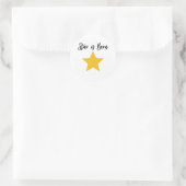 Star ist Geborener Sticker (Tasche)