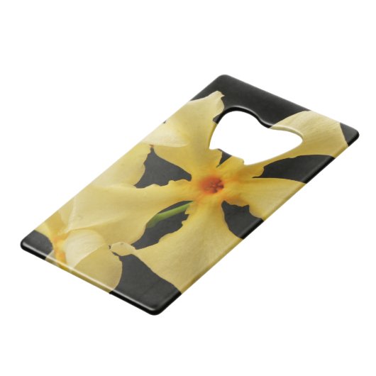 Star Jasmine Blume bocna Geldbeutel Flaschenöffner (Rückseite Schrägansicht)