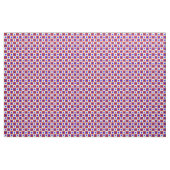 Star Karo in Rot, Weiß und Blau Stoff (Fat Quarter (45,7 x 55,9 cm))