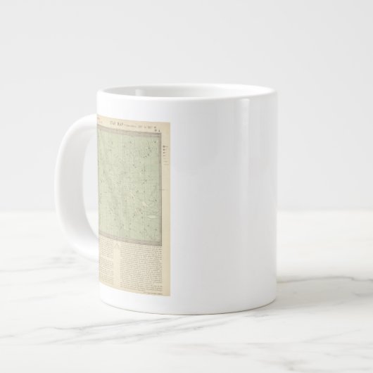 Star-Karte 2 Jumbo-Tasse (Vorderseite Links)