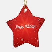 Star Keramik Ornament (Links)