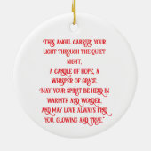 Star-Kissed Angel Child with Candle Ornament (Hinten)