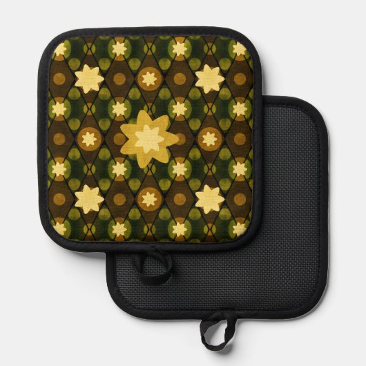 Star Kitchen Oven Pot Holder Topflappen (Vorderseite/Rückseite)