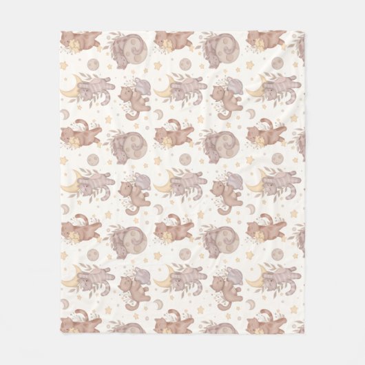 Star Kittens Fleecedecke (Vorderseite)