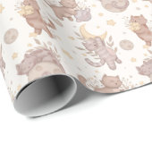 Star Kittens Geschenkpapier (Rolleneckpunkt)