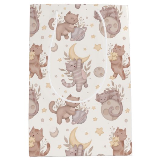 Star Kittens Mittlere Geschenktüte (Vorderseite)