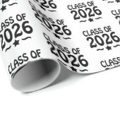 Star-Klasse des Abschlusses 2026 Geschenkpapier (Rolleneckpunkt)