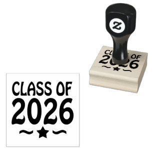Star-Klasse des Abschlusses 2026 Gummistempel