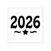 Star-Klasse des Abschlusses 2026 Gummistempel (Prägung)