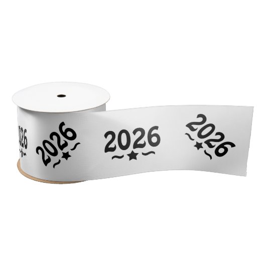 Star-Klasse des Abschlusses 2026 Satinband (Spule)