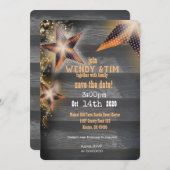 Star Lanterns & Old Wood Rustic American Ankündigung (Vorne/Hinten)