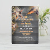 Star Lanterns & Old Wood Rustic American Ankündigung (Stehend Vorderseite)