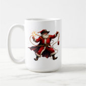 Star Lasso Cowboy Santa Kaffeetasse (Links)