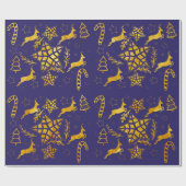 Star Leap Blue Packpapier (Flach)