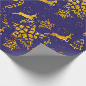 Star Leap Blue Packpapier (Ecke)