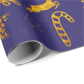 Star Leap Blue Packpapier (Rolleneckpunkt)