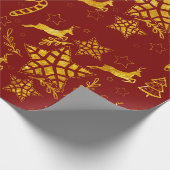 Star Leap Rotes Packpapier (Ecke)