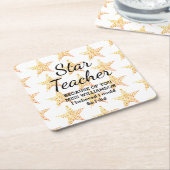 STAR LEHRERSCHULUNG wegen dir Rechteckiger Pappuntersetzer (angewinkelt)