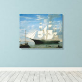 Star Light in Boston Harbour Leinwanddruck (Insitu (Holzboden))