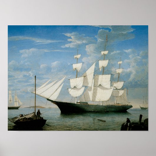 Star Light in Boston Harbour Poster (Vorne)