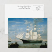 Star Light in Boston Harbour Postkarte (Vorne/Hinten)