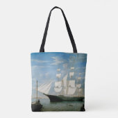 Star Light in Boston Harbour Tasche (Rückseite)