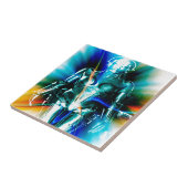 Star Light Robot Fliese (Seite)