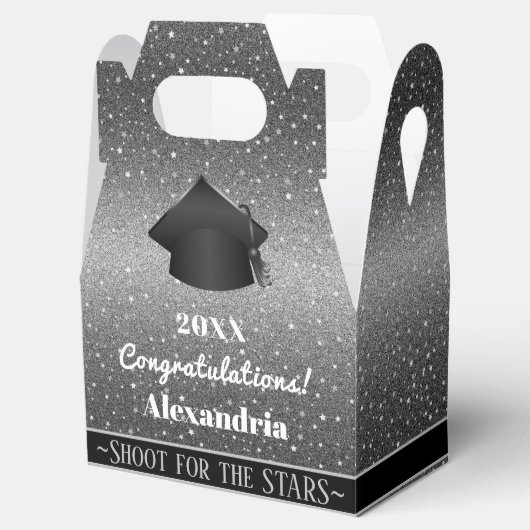 Star Light Sky Graduation Party Geschenkschachtel (Geöffnet)