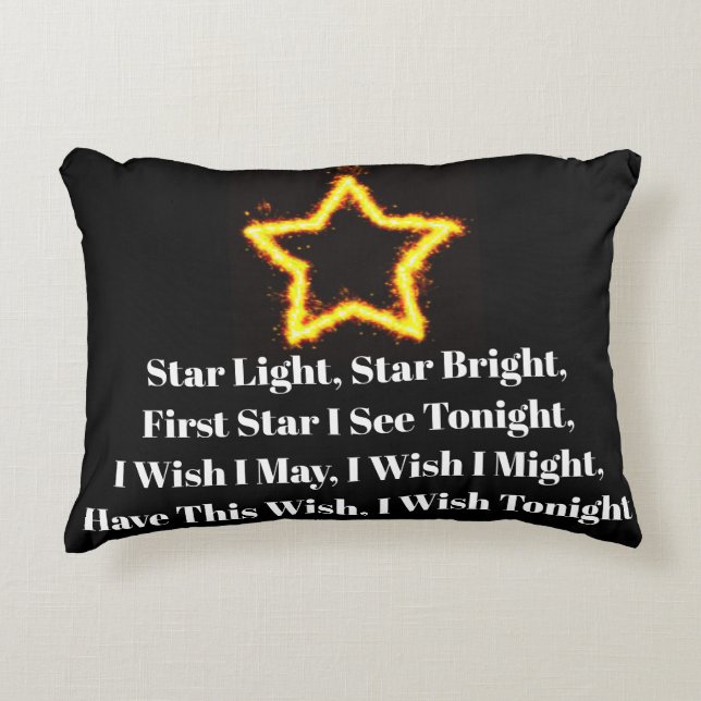 Star Light Star Bright Accent Pillow Dekokissen (Vorderseite)