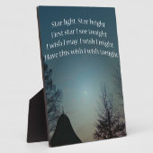 Star Light Star Bright Fotoplatte (Seite)