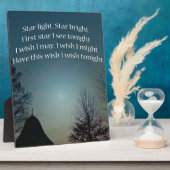 Star Light Star Bright Fotoplatte (Seite)