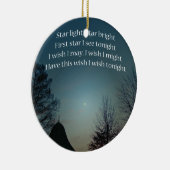 Star Light Star Bright Keramik Ornament (Rechts)