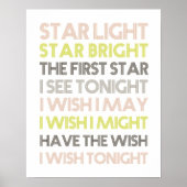 Star Light Star Bright Poster (Vorne)