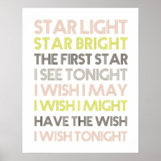 Star Light Star Bright Poster