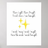 Star Light Star Bright Poster (Vorne)