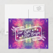 Star Light Star Bright Postkarte (Vorne/Hinten)