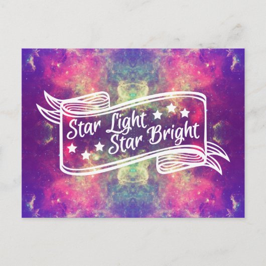 Star Light Star Bright Postkarte (Vorderseite)