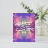 Star Light Star Bright Postkarte (Stehend Vorderseite)