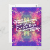 Star Light Star Bright Postkarte (Vorne/Hinten)